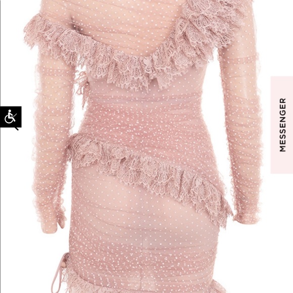 House of CB Pink Lace Dress - Picture 4 of 5